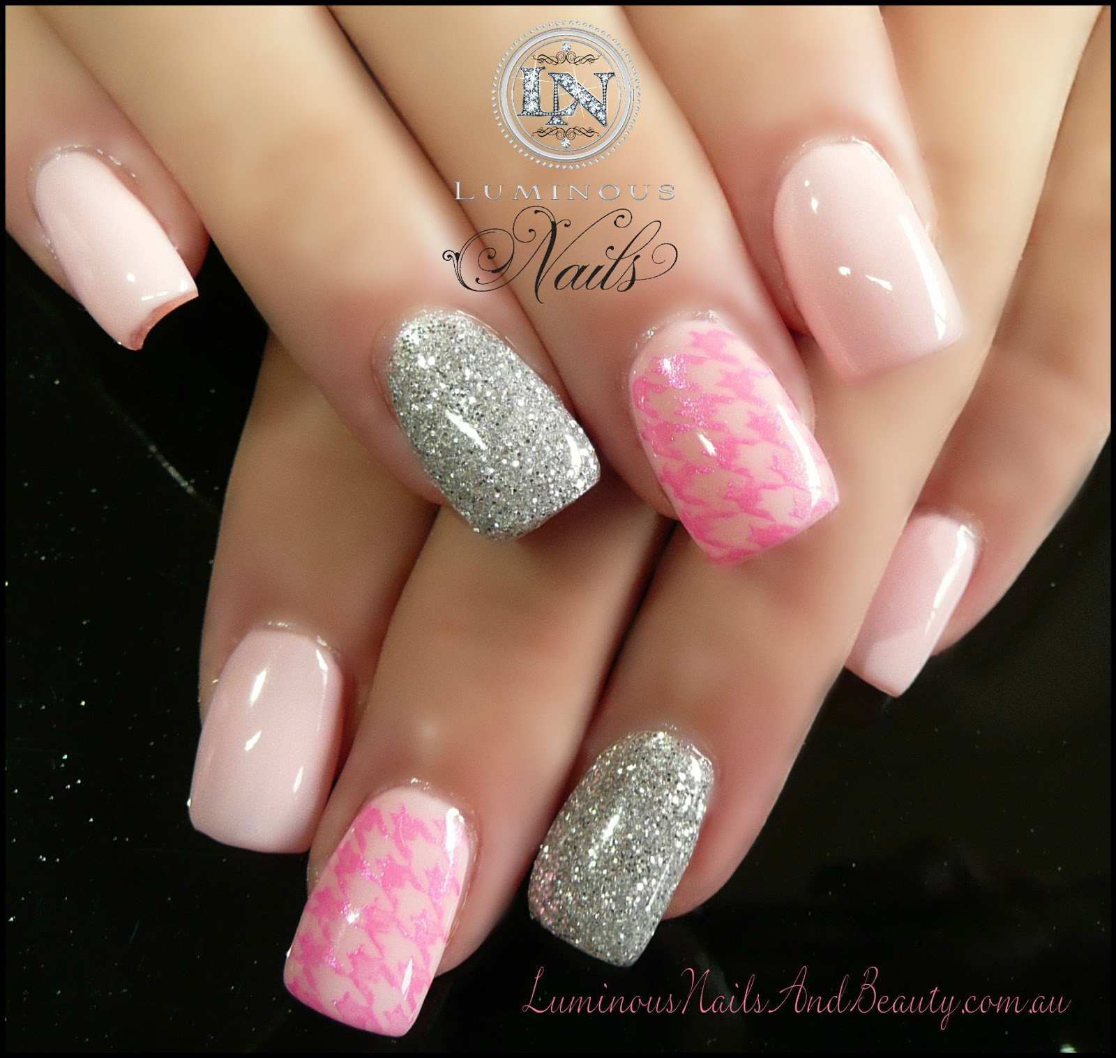 Nail Designs Pink And Silver
 20 Pretty Nail Designs for This New Season Pretty Designs
