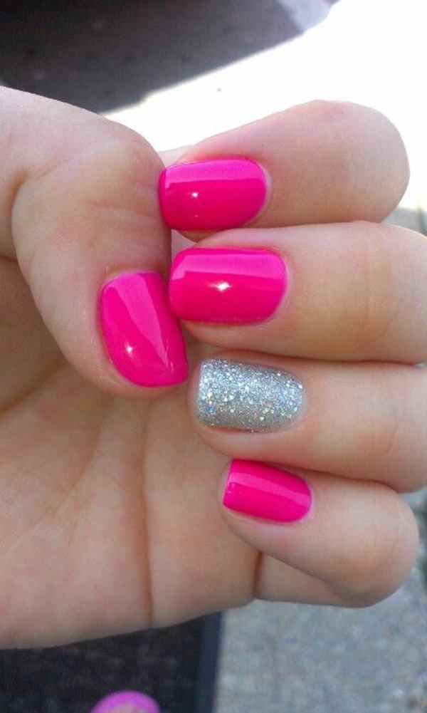Nail Designs Pink And Silver
 67 Innocently y Pink Nail Designs s