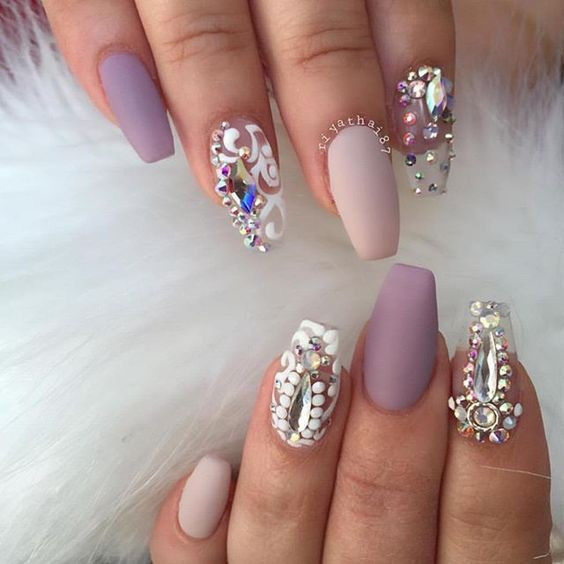 Nail Designs With Jewels
 30 Glorious Jewel Nails