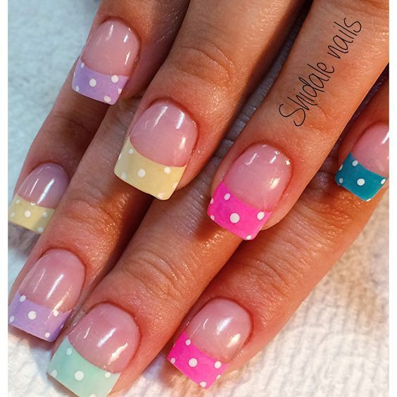 Nail Ideas For Spring
 114 Easy Cute Bright Summer Nail Designs 2019 Koees Blog