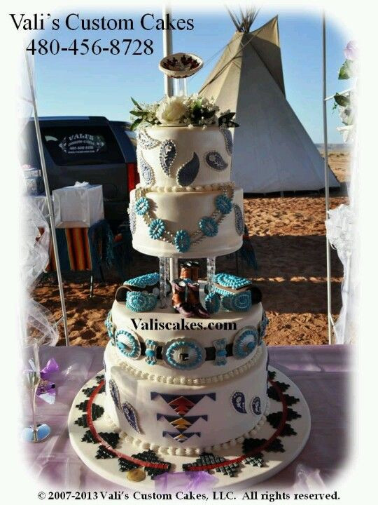 Native American Wedding Cakes
 Navajo wedding cake Food in 2019