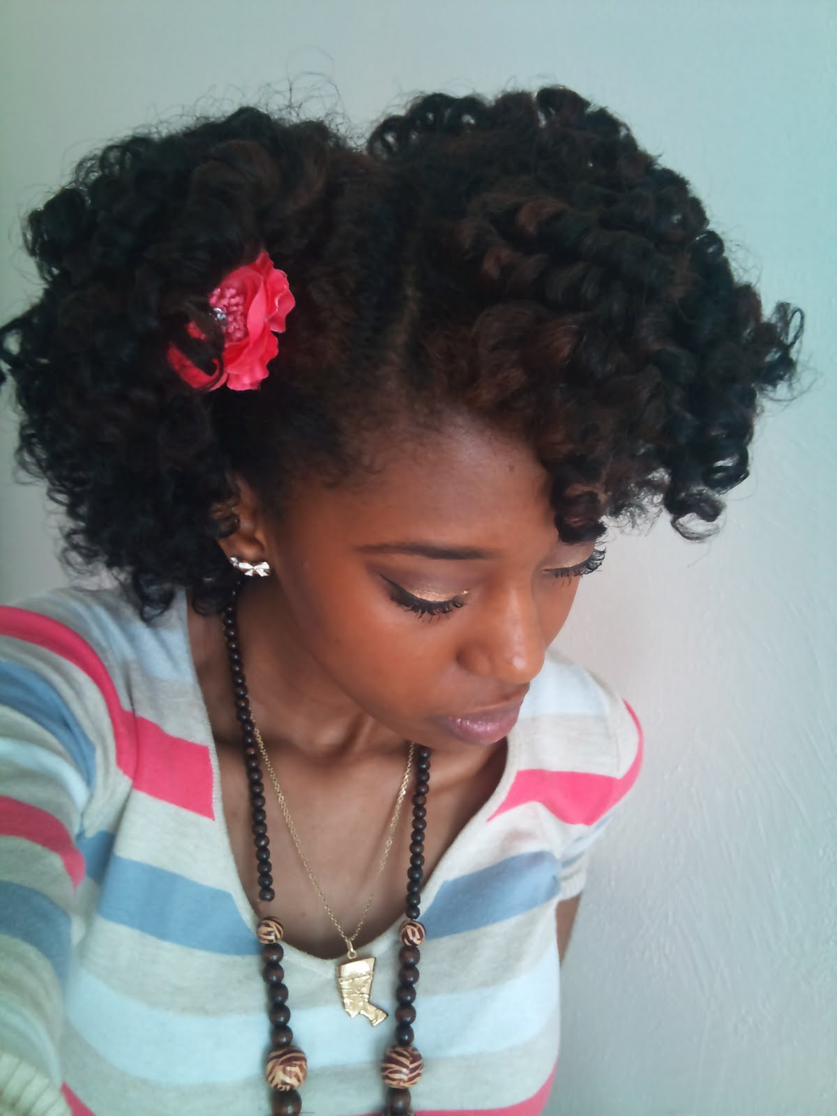 Natural Curls Hairstyles
 Twist n Curl Curly Fro Natural Hair Style
