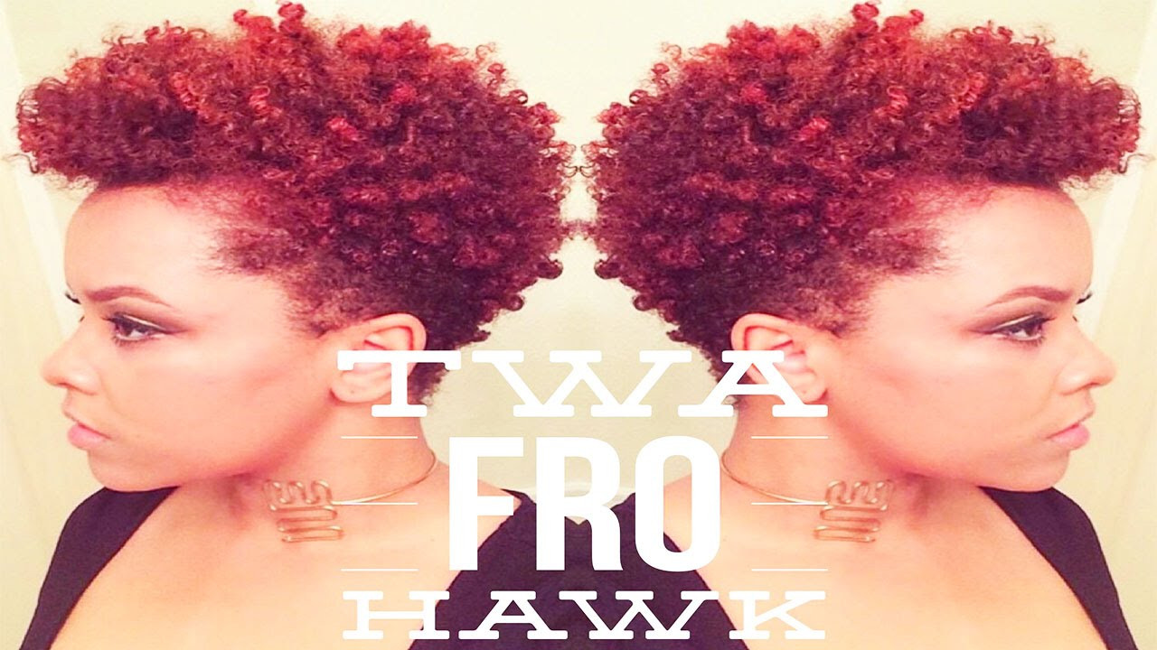 Natural Hairstyle For Short Hair
 TWA Fro Hawk