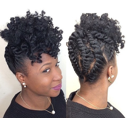 Natural Hairstyles Updo
 50 Updo Hairstyles for Black Women Ranging from Elegant to