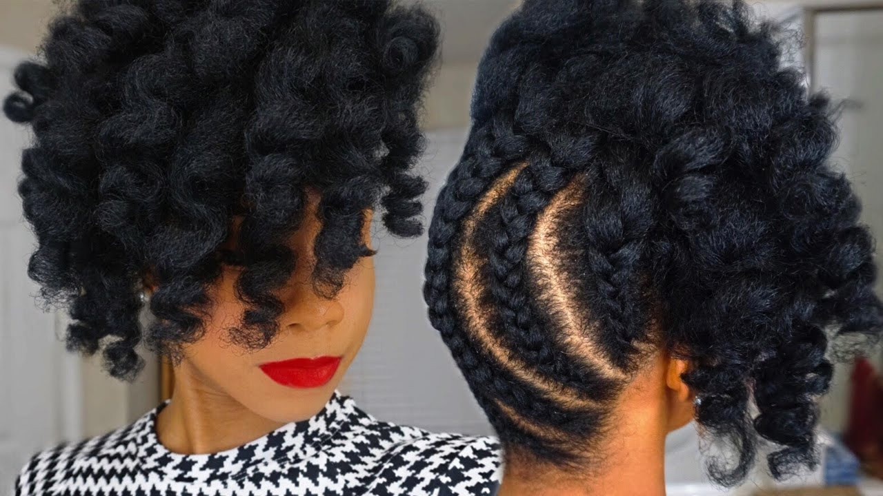 Natural Hairstyles Updo
 Pineapple Updo on Kinky Natural Hair