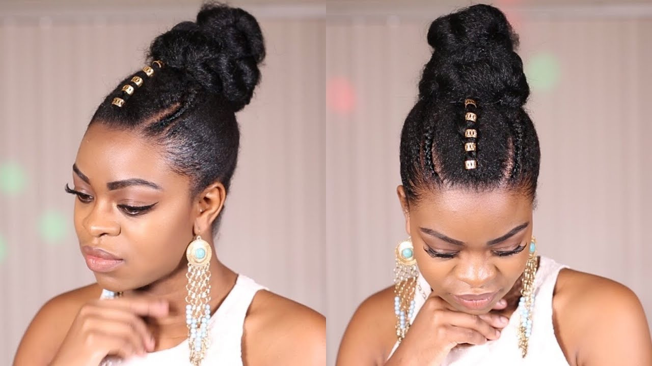 Natural Hairstyles Updo
 Quick Natural Hair Updo Protective Style