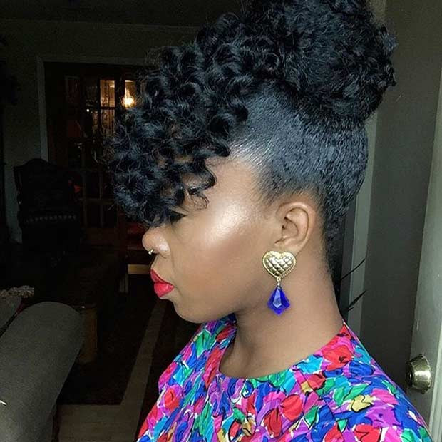Natural Hairstyles Updo
 21 Chic and Easy Updo Hairstyles for Natural Hair