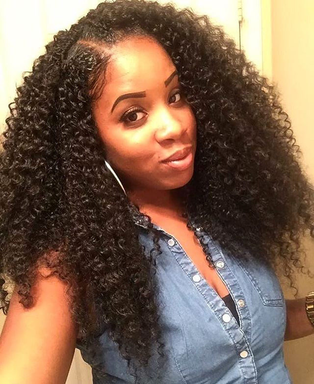Natural Looking Hairstyles
 These crochet braids look so natural Love this curl