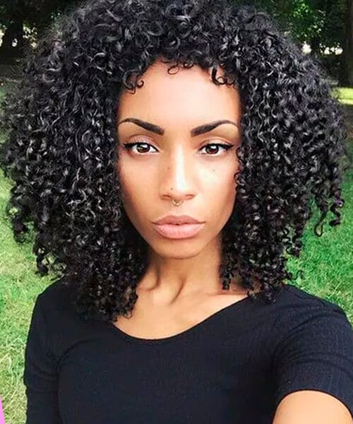 Natural Medium Length Hairstyles
 Natural hairstyles for African American women and girls
