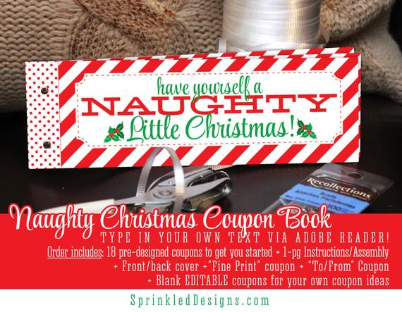 Naughty Gift Ideas For Boyfriend
 Christmas Gifts For Him Her Naughty Coupon Book