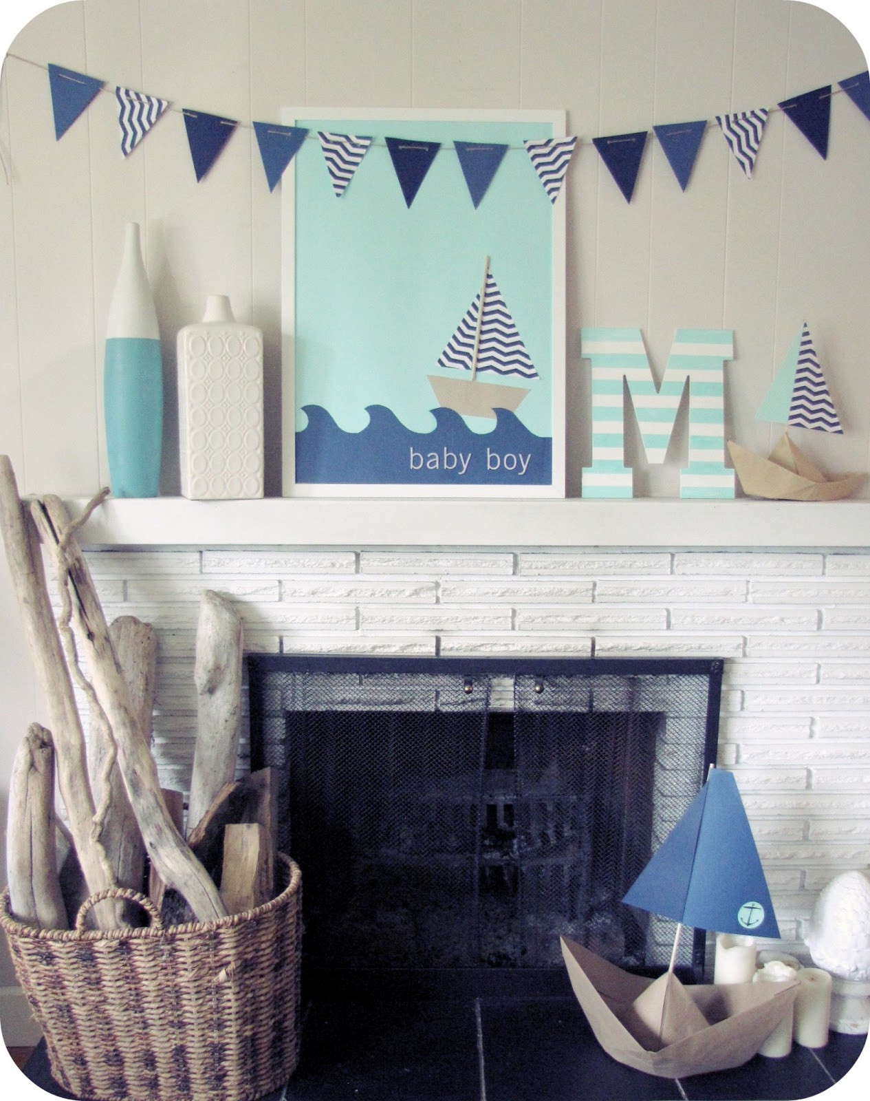 Nautical Baby Boy Decor
 My House of Giggles A Nautical Baby Boy Shower for Malcolm