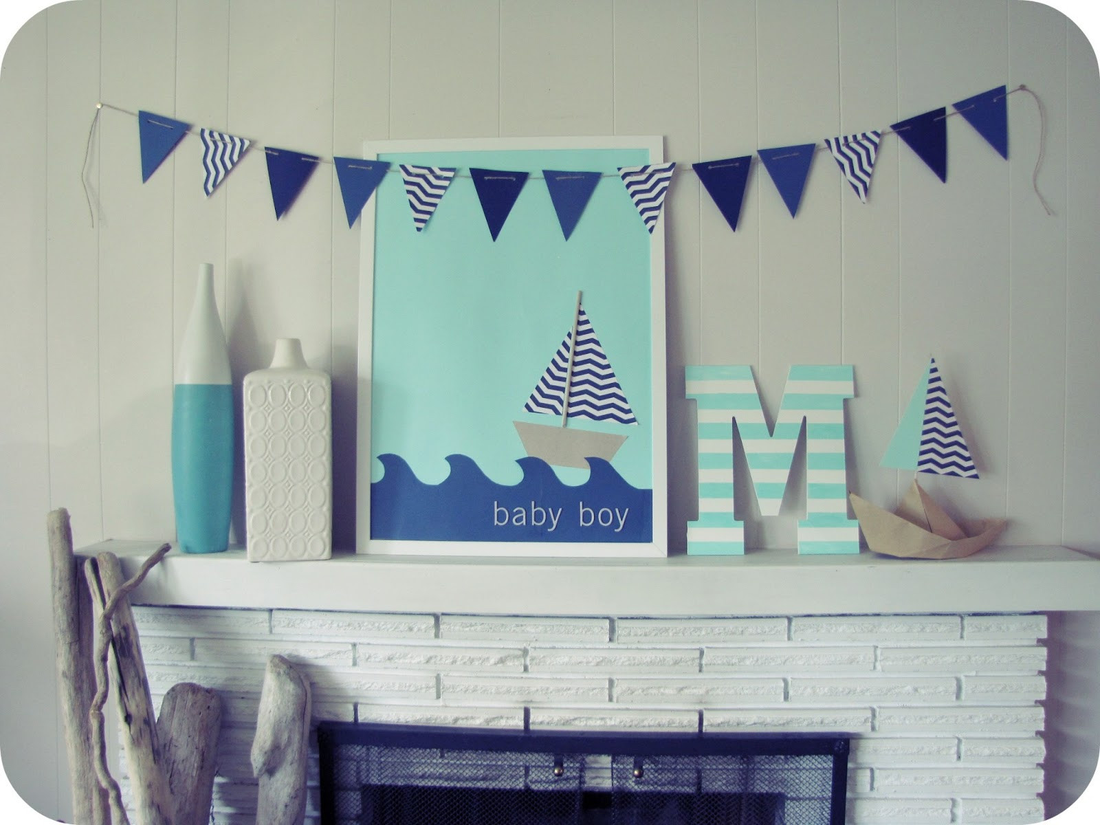 Nautical Baby Boy Decor
 My House of Giggles A Nautical Baby Boy Shower for Malcolm