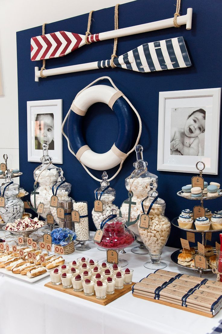Nautical Birthday Decorations
 French Nautical Styled By Coco