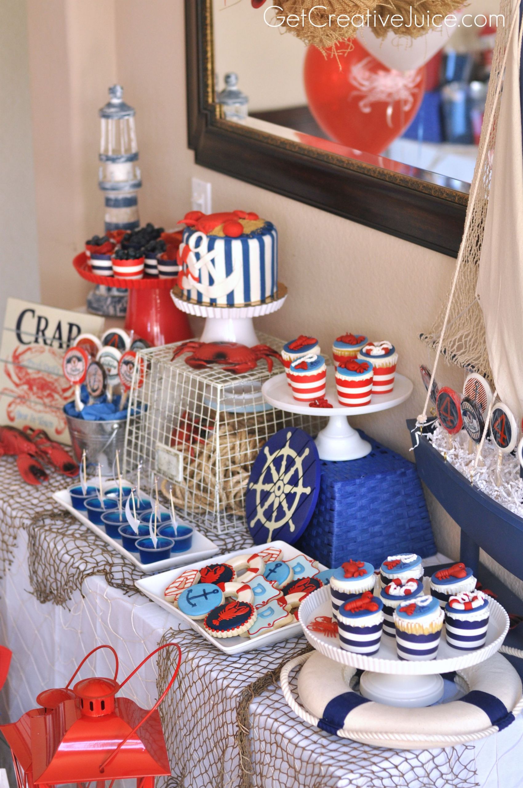 Nautical Birthday Decorations
 Pin on Kids Parties