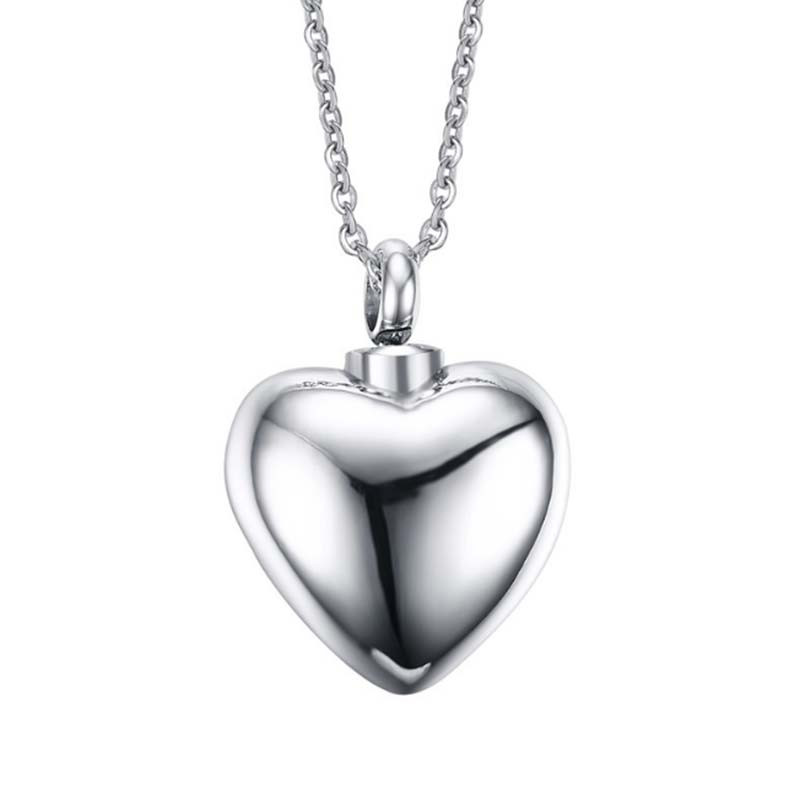 Necklaces For Ashes After Cremation
 Heart Urn Pendant Cremation Jewelry Ashes Necklace