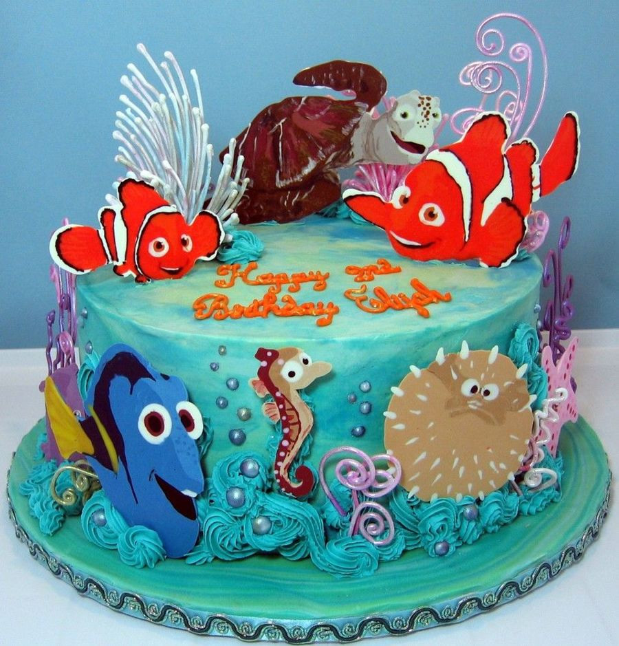 Nemo Birthday Cake
 Nemo Themed Birthday Cake CakeCentral