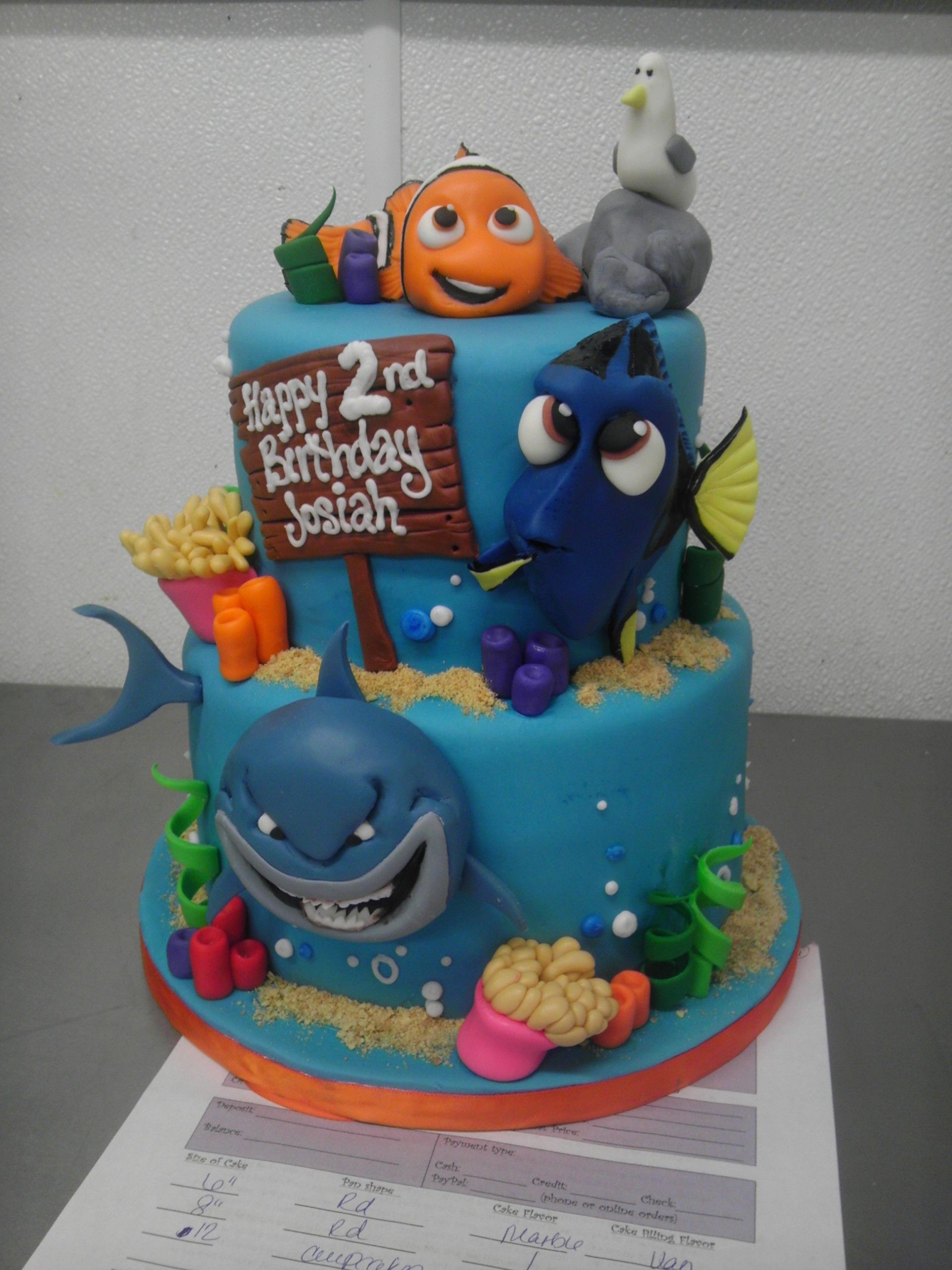 Nemo Birthday Cake
 Finding Nemo Cake Cakes