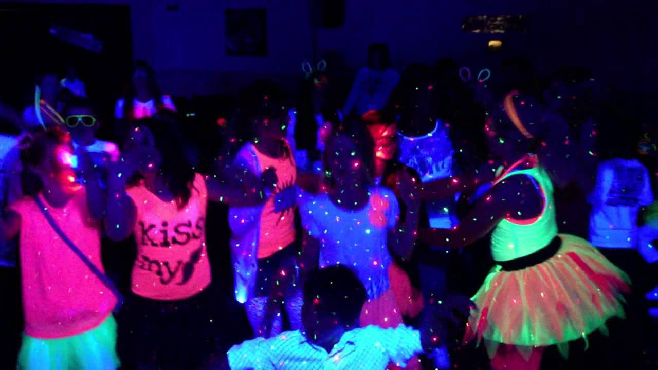 Neon Birthday Party
 Shania s 12th Birthday Neon Glow Video Disco