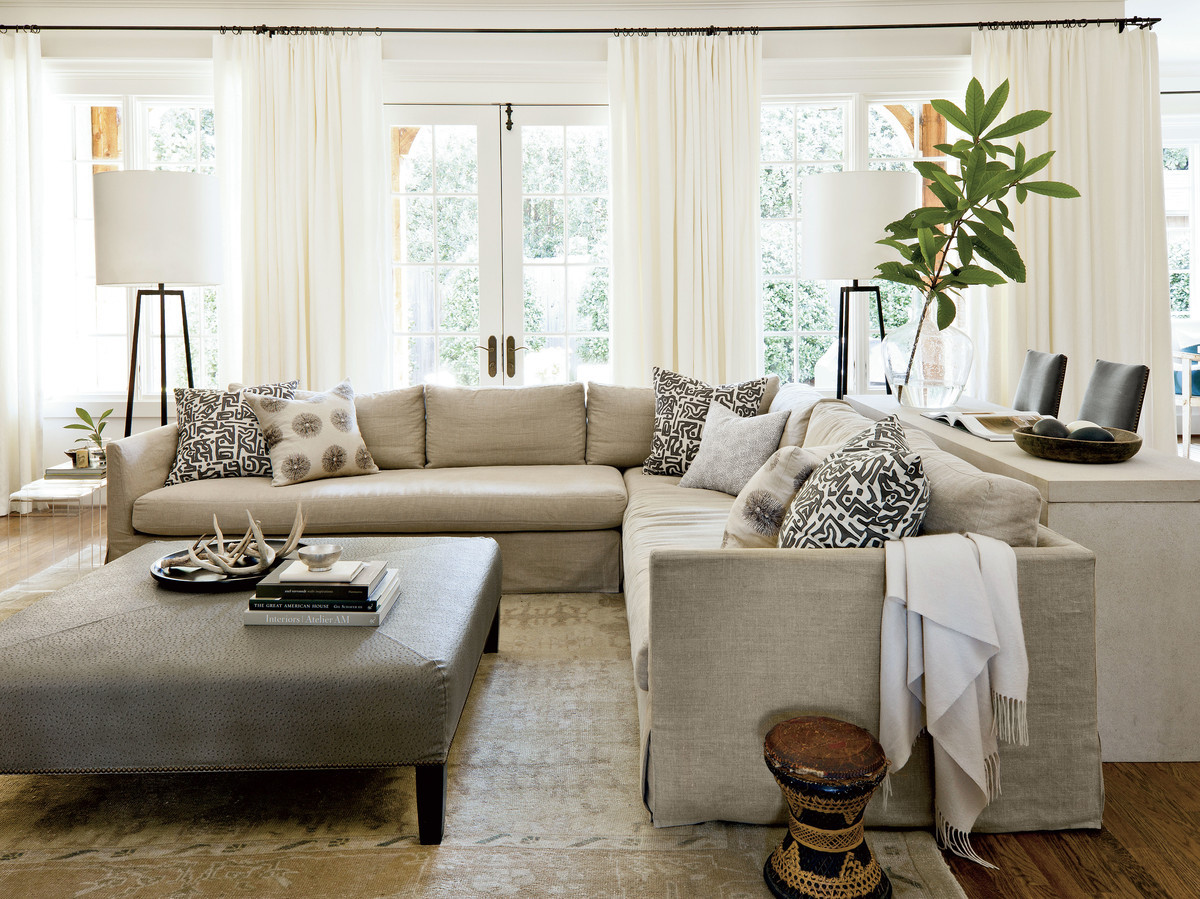 Neutral Living Room Colors
 We Love This Gray Paint Color for Living Rooms Southern