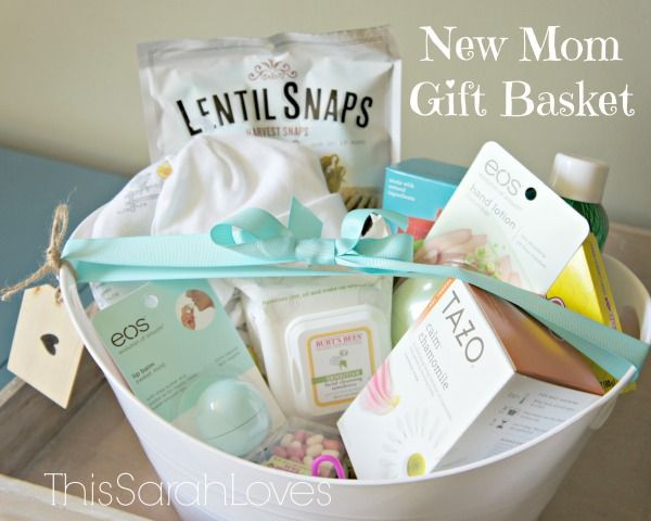 New Mother Gift Ideas
 New Mom Gift Basket thissarahloves