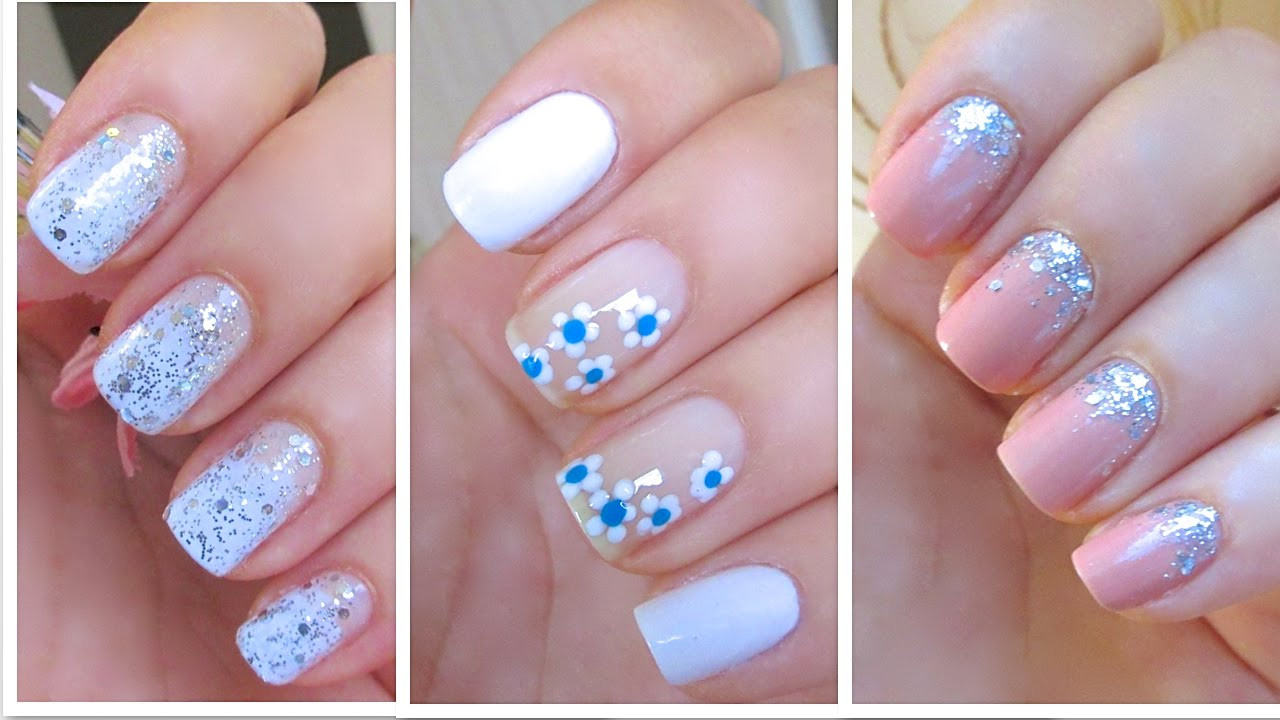 New Nail Ideas
 3 Cute and Easy Nail Art Designs for New Years