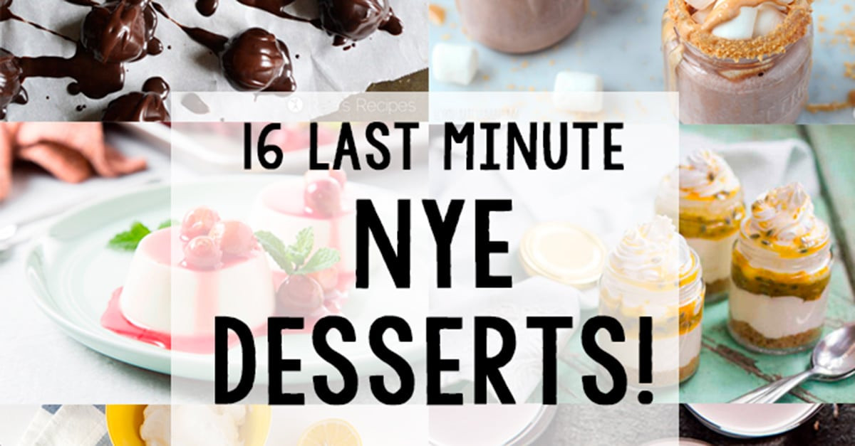 New Year Day Desserts
 16 Last Minute New Year s Eve Desserts The Unlikely Baker