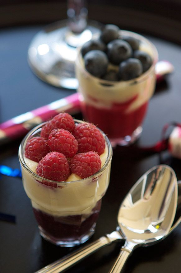 New Years Dessert Recipes
 Champagne vanilla pudding recipe with fresh berries for