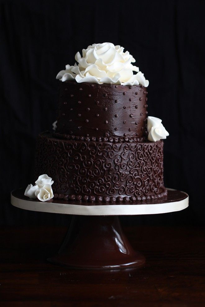Nice Birthday Cakes
 Two Tier Chocolate Cake pretty cake with recipe Nice in