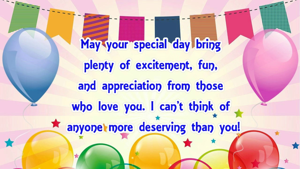 Nice Birthday Wishes
 Great Birthday Messages Wishes Quotes
