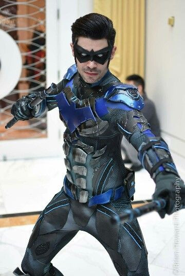 Nightwing Costume DIY
 if this person doesnt play nightwing in an up ing batman