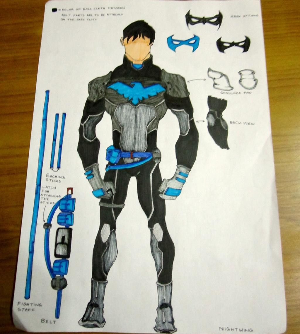 Nightwing Costume DIY
 Nightwing Costume Idea by neuronboy42 on DeviantArt