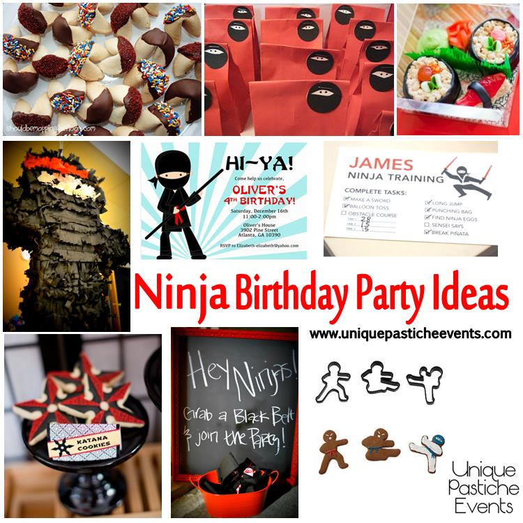 Ninja Birthday Party Ideas
 Parties