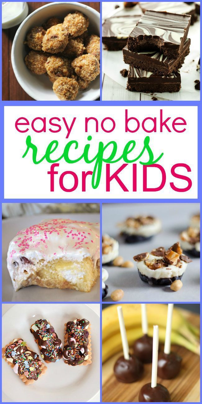 No Cook Recipes For Kids
 Easy No Bake Recipes for Kids
