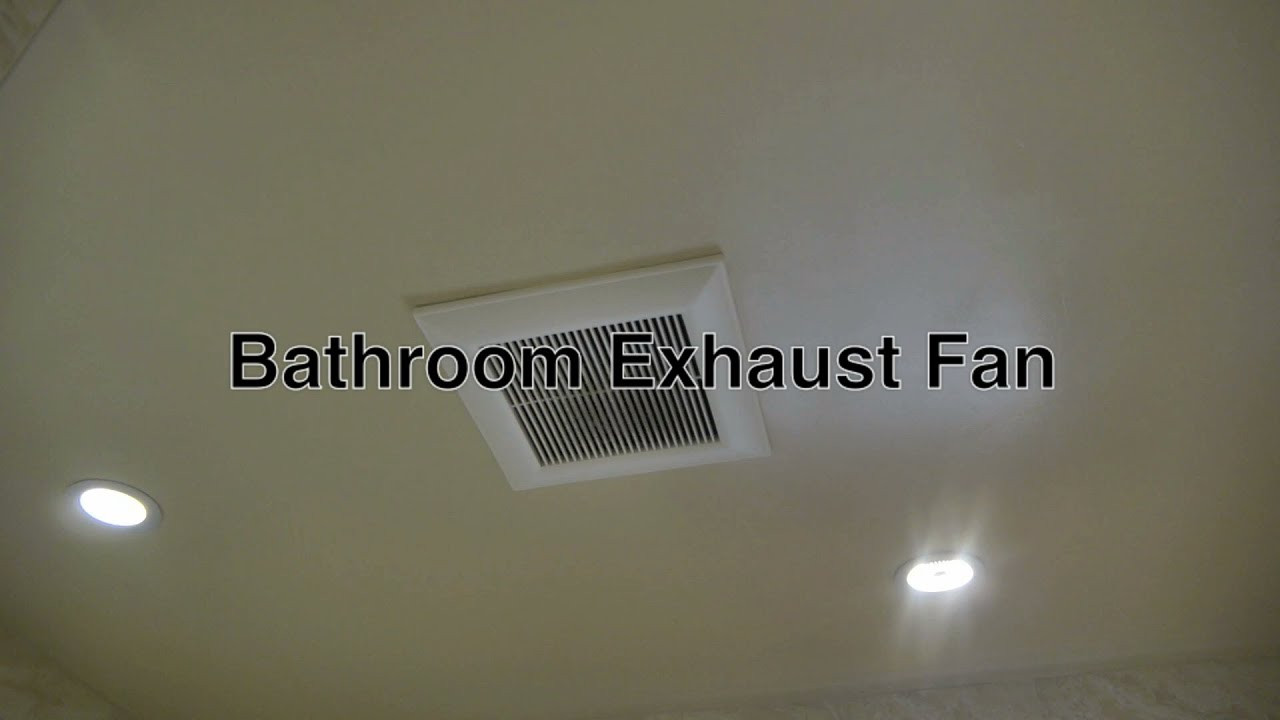 No Exhaust Fan In Bathroom
 Panasonic Bathroom Exhaust Fan For Attic Ceiling