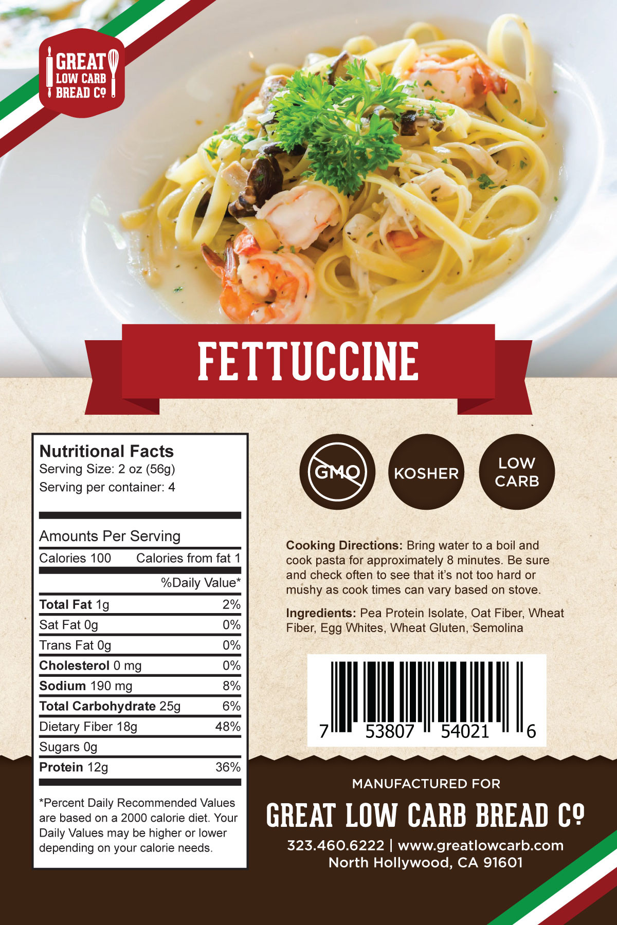 Noodles Carbohydrate Amount
 Great Low Carb Pasta Fettuccine 8oz – Lo Carb U
