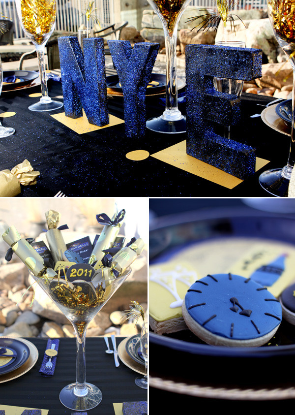 Nye Dinner Party Ideas
 A Sparkly "Midnight" Dinner Party for NYE Hostess with