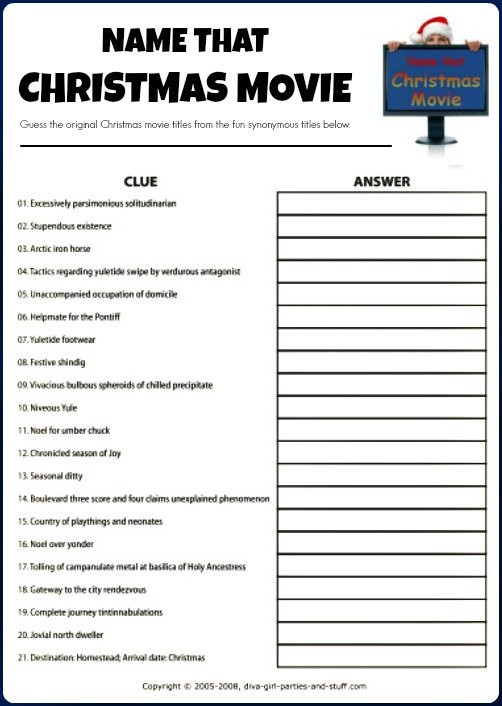 Office Christmas Party Game Ideas
 40 FREE Printable Christmas Party Games – Tip Junkie