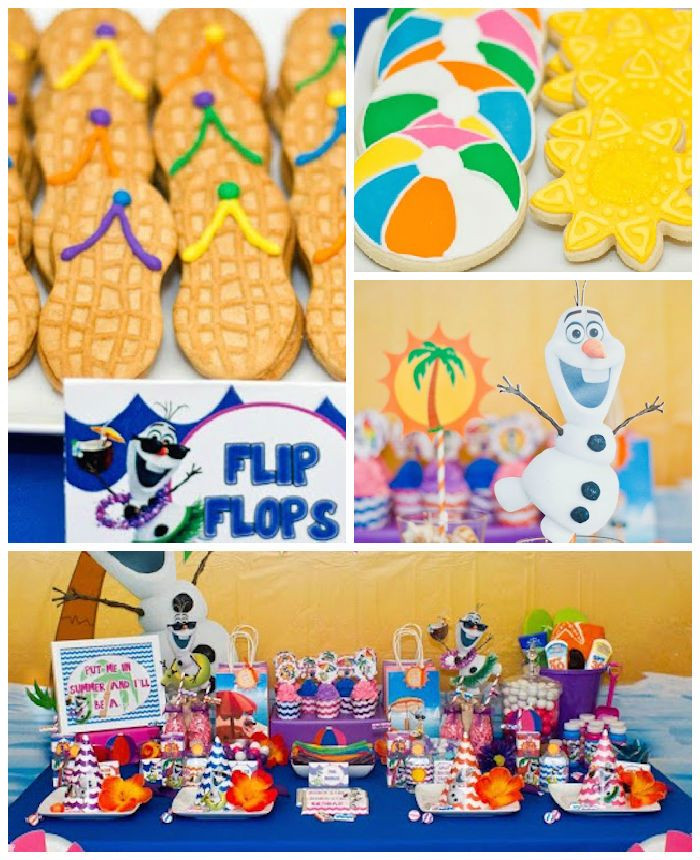 Olaf Birthday Party Ideas
 Olaf Themed Summer Party