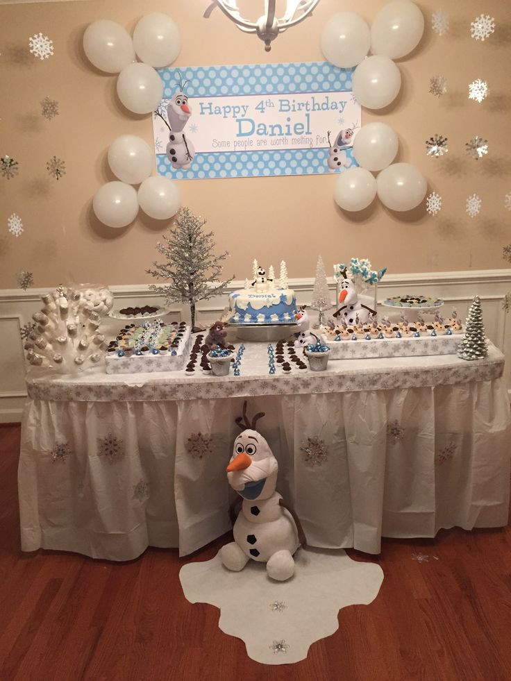 Olaf Birthday Party Ideas
 124 best images about Party Ideas Summer Olaf Frozen