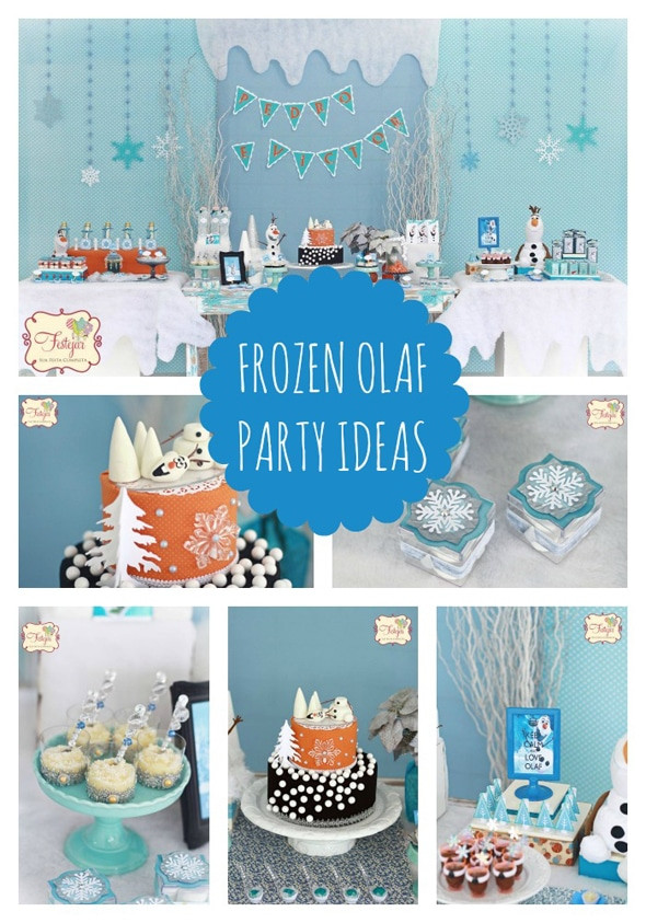Olaf Birthday Party Ideas
 Frozen Olaf Birthday Party Pretty My Party