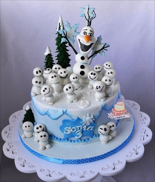 Olaf Birthday Party Ideas
 Olaf cake … in 2019