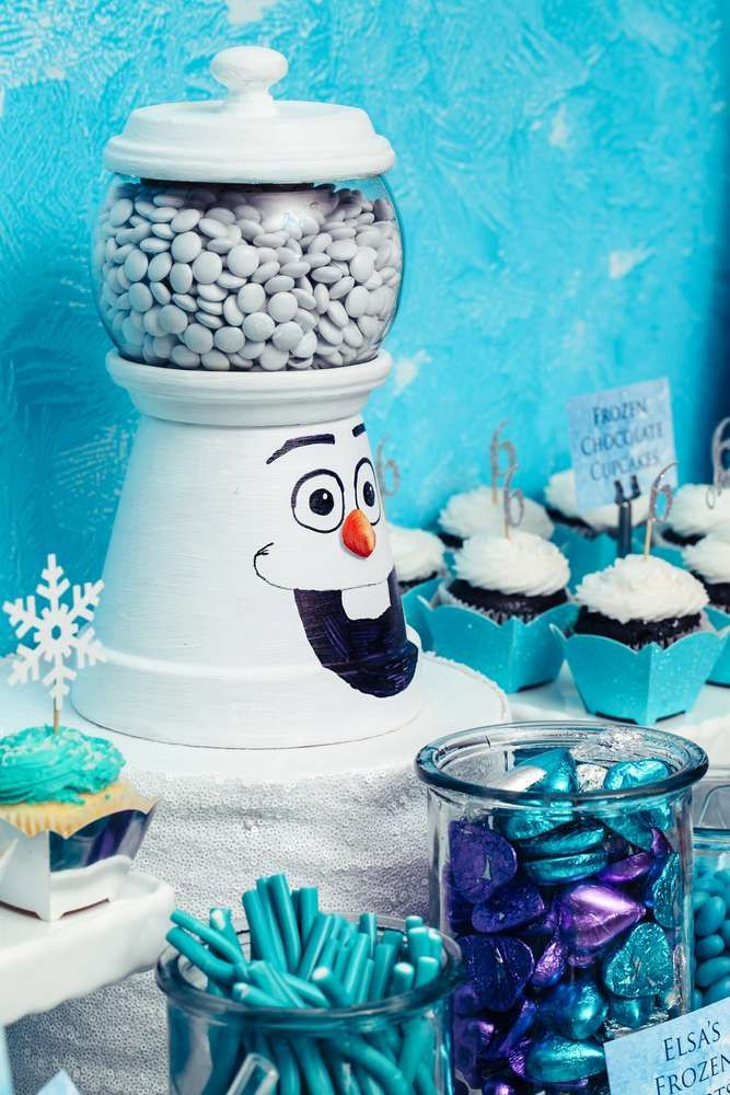 Olaf Birthday Party Ideas
 Olaf treats at a Frozen birthday party See more party