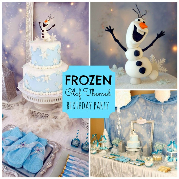Olaf Birthday Party Ideas
 Frozen Olaf Themed Birthday Party
