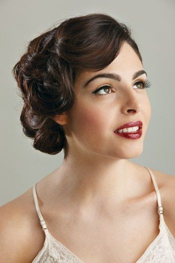 Old Hollywood Glamour Wedding Hairstyles
 old hollywood hair updo waves
