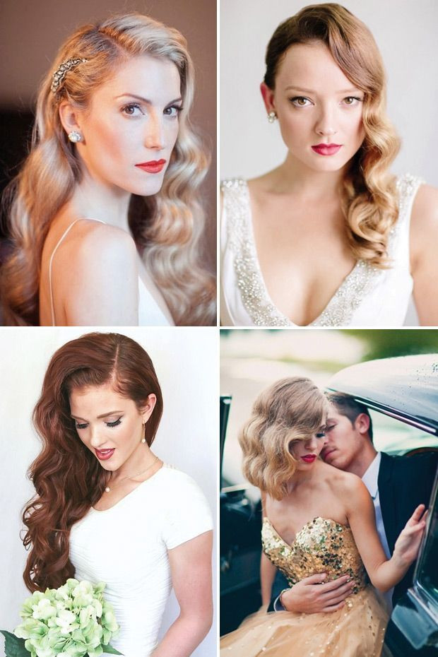 Old Hollywood Glamour Wedding Hairstyles
 Retro Chic 28 Vintage Wedding Hair Ideas