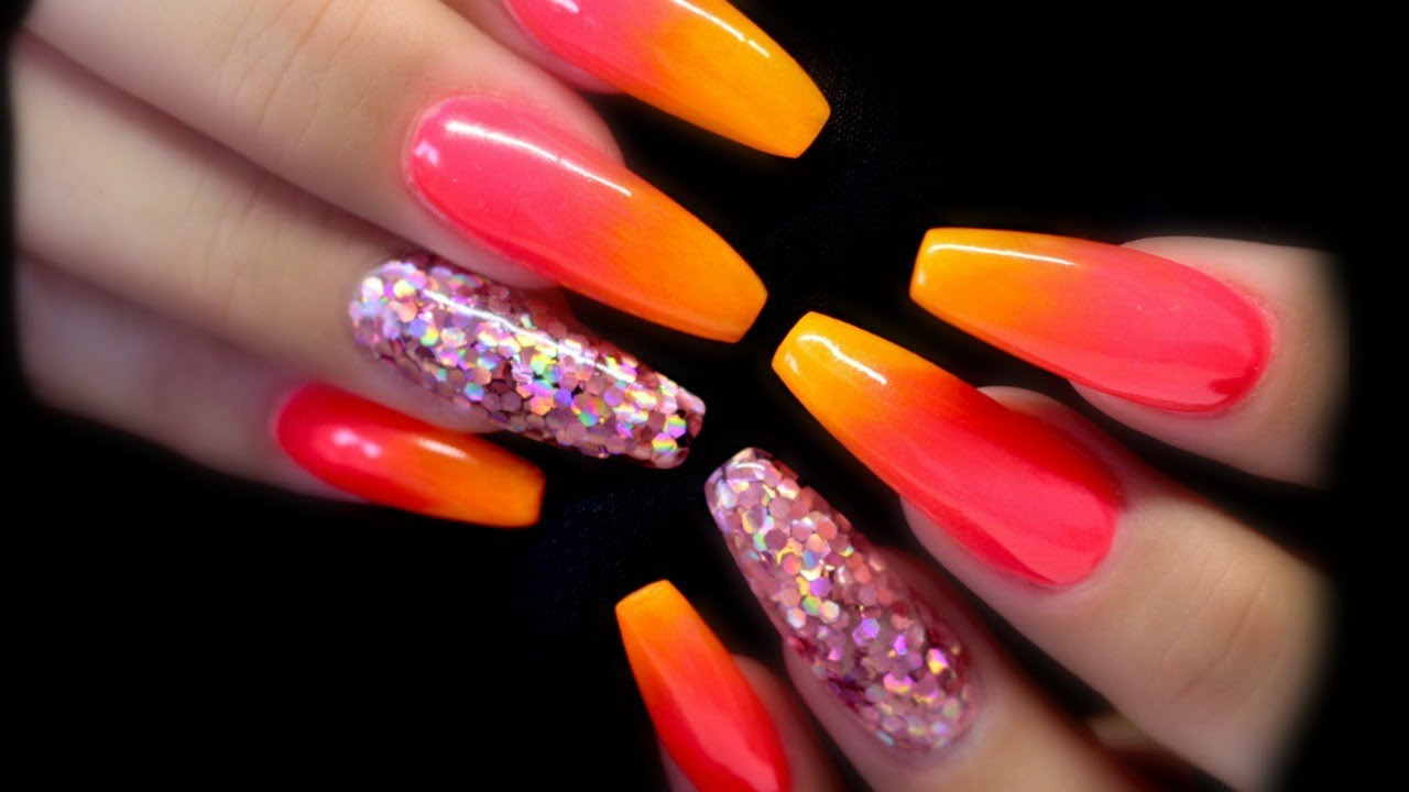 7. Ombre Acrylic Nail Designs - wide 1