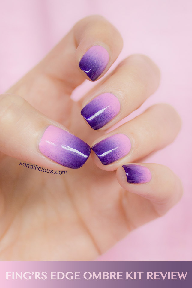 Ombre Nail Colors
 Fing rs Edge Ombre Nails Kit Review