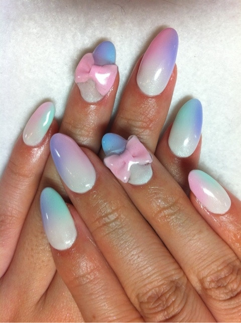 Ombre Nail Ideas
 Trendy Nail Art Ideas for Summer