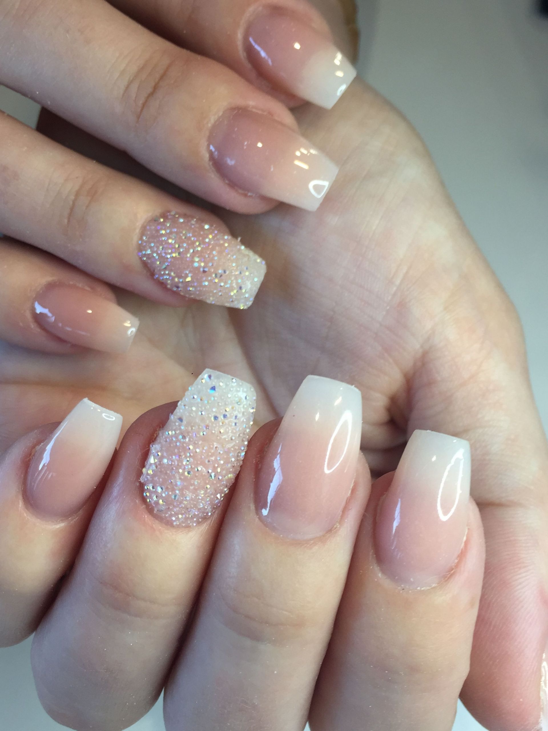 Ombre Wedding Nails
 Subtle ombre nails in 2020