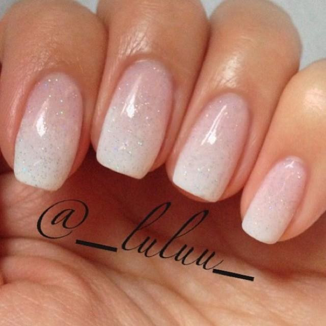 Ombre Wedding Nails
 Nail French Ombre Nail Weddbook